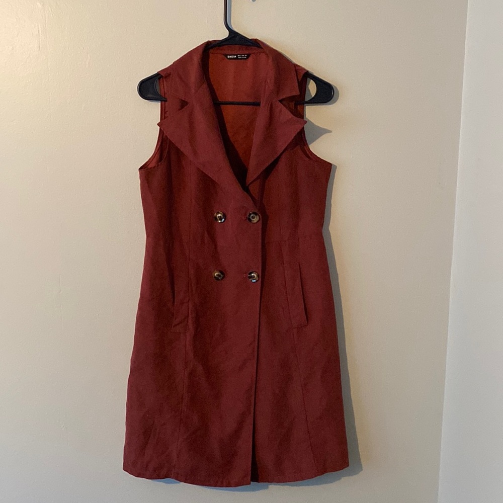 SHEIN cute button up dress in size small